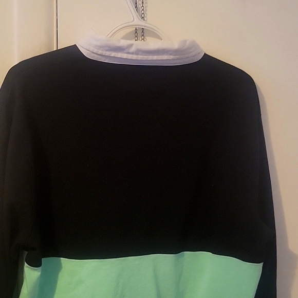 Mens polo shirt by empyre size XL color black turquoise white - Picture 9 of 11